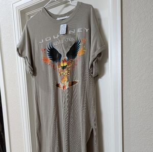 Free people midi shirt dress